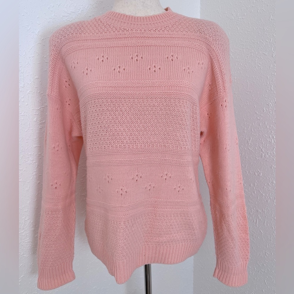 CLEAR-OUT VNTG Donagain Knit Sweater Made in the USA - Picture 1 of 6